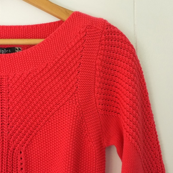 NWT Pink Sweater | Chunky Knit Stitch Pink Sweater - Picture 7 of 8